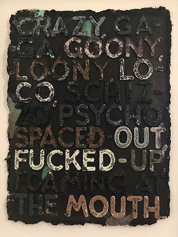Mel Bochner, 'Crazy', 2010 - The Provocateur Gallery