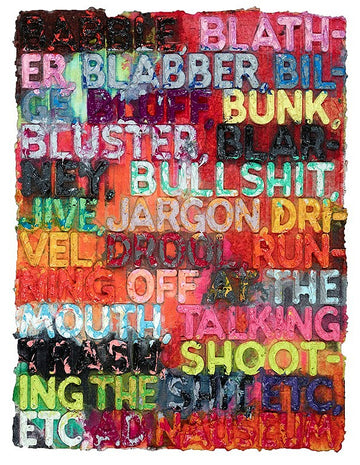 Mel Bochner, 'Babble', 2014 - The Provocateur Gallery